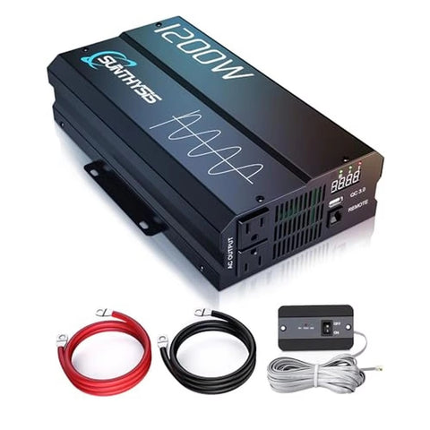 1200W Pure Sine Wave Inverter 12V DC to 110V AC