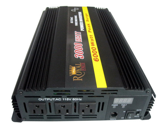 Convertisseur pure-sinus 12V 3000 Watts - Powerlib