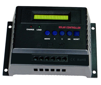 Solar Batterie Laderegler 12V/24V 40 Ampere LCD Anzeige Steca mit USB