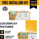 3000 Watts Power Inverter 12V to 110V Modified Sine Wave