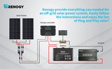 Renogy 500A Battery Monitor with Shunt, High and Low Voltage Programmable Alarm, Range 10V-120V and up to 500A