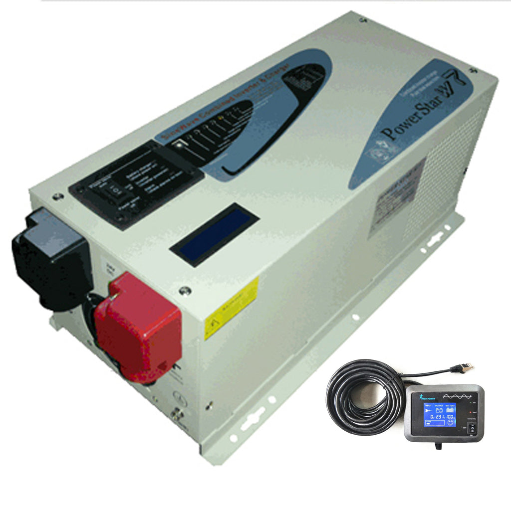 5000W Pure Sine Wave Inverter DC 12V 24V To AC 110V 120V Voltage Converter  - Dartello