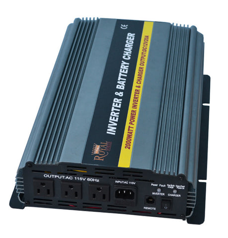 2000 Watt Power Inverter Charger 12 Volt DC To 110 Volt AC